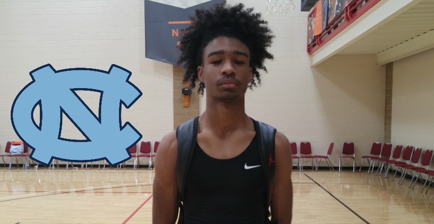 Coby White gives his verbal commitment to UNC. 