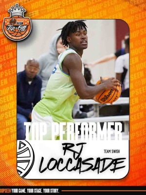 RJ Loccasade was a top performer at the HoopSeen Tip-Off
