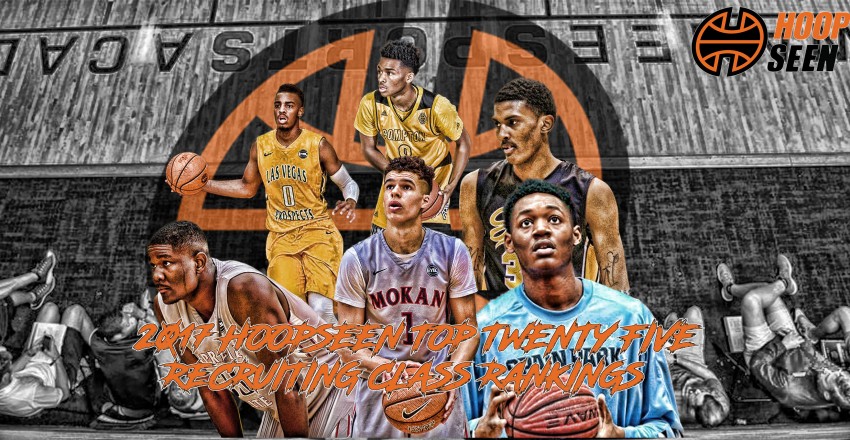 The Pac 12 and the Sec lead the brigade of talented classes as they boast a couple of programs atop of the 2017 HoopSeen Top-25 Class Rankings.