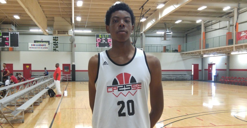 Omar Payne begins his story at Gibbons showing elite length and mobility as a member of the 2019 class.
