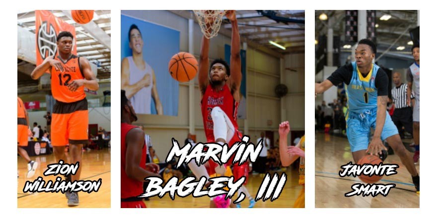 Marvin Bagley, Zion Williamson, and Javonte Smart lead the way in the newly updated 2018 HoopSeen Top-100 Rankings.