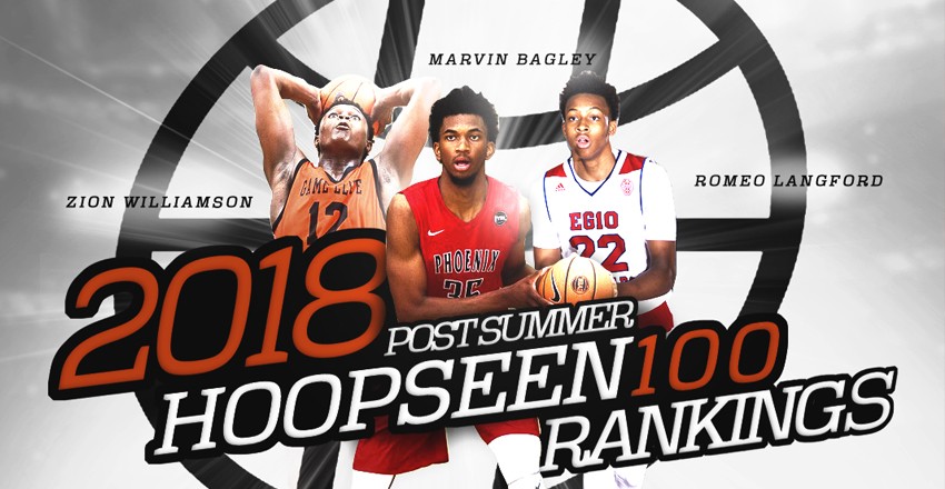 Marvin Bagley III cements his case as the top prospect in the 2018 class as we release the HoopSeen Top-100 Rankings.