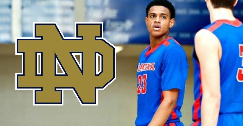 DJ Harvey makes it official as he gives his verbal commitment to Mike Brey and the Notre Dame men's basketball program.