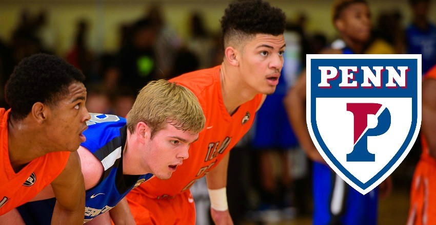 Jelani Williams gives his verbal commitment to the University of Penn.