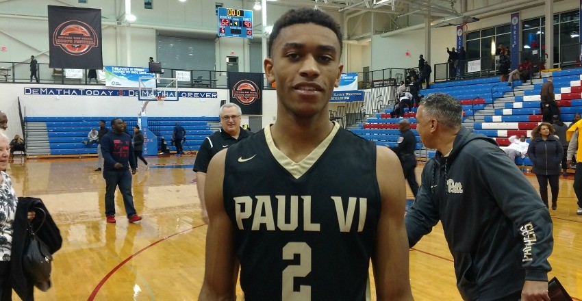 Aaron Thompson shows his value as a lead guard for Pitt next year, leading the slew of standouts from this past weekend's National Hoops Festival. 