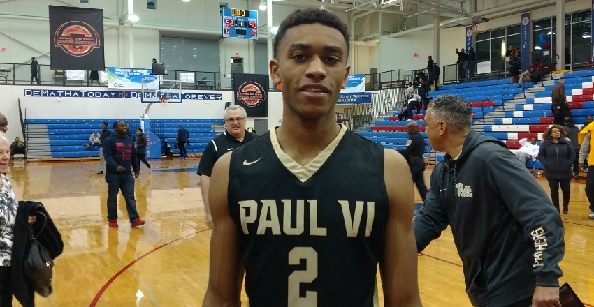 Aaron Thompson shows his value as a lead guard for Pitt next year, leading the slew of standouts from this past weekend's National Hoops Festival.