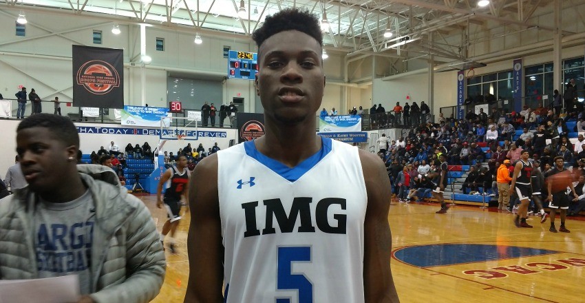 Emmitt Williams adds some skill to his already consistent, dominating mindset on the floor, all of which was on display at the National Hoops Festival. 