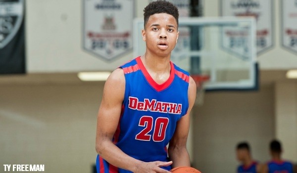 Markelle FUltz Dematha Basketball Team